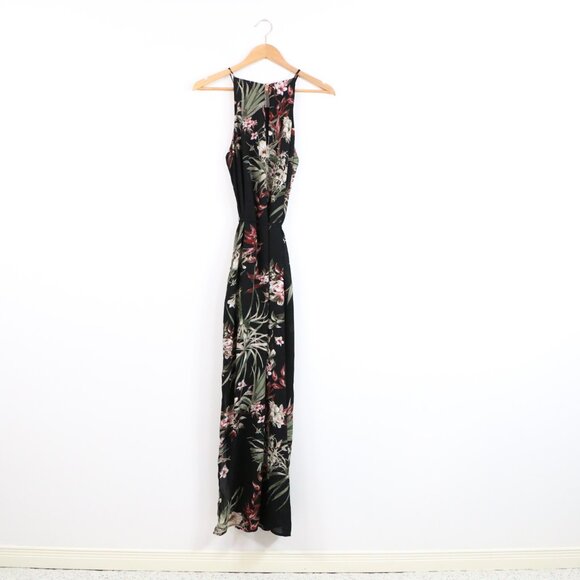 *Le Chateau Black Floral Maxi Dress - Picture 9 of 9